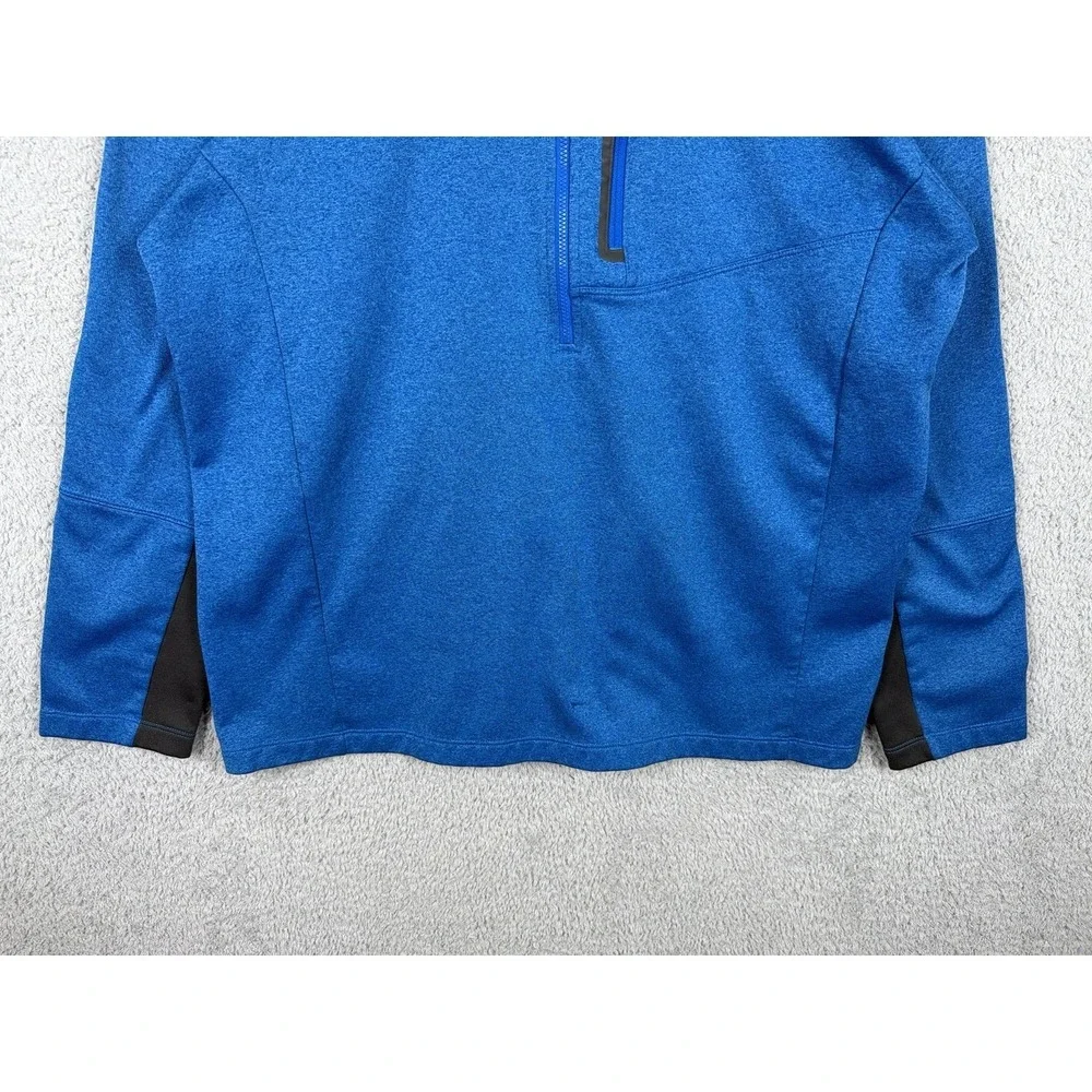 THE NORTH FACE Men's Blue Black Pullover‎ 1/2 Zip Long Sleeve Shirt/Jacket SZ XL